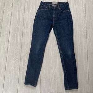 Everlane Women's Denim Dark Blue Wash Denim Skinny Jeans Size 27